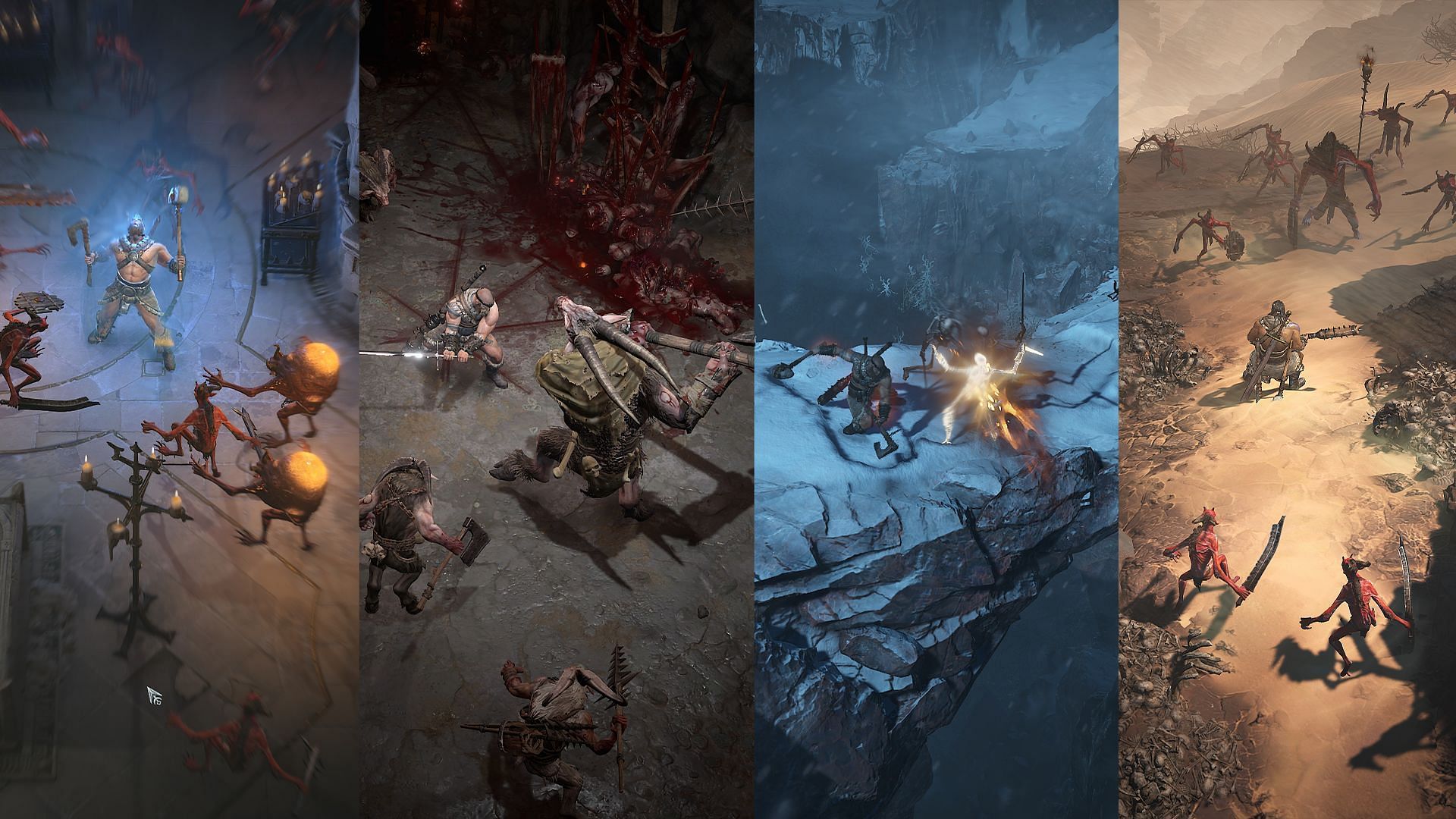 The Barbarian class in Diablo 4 Season 9 continues to be led by Earthquake-based builds, especially the HotA Earthquake setup (Image via Blizzard Entertainment)